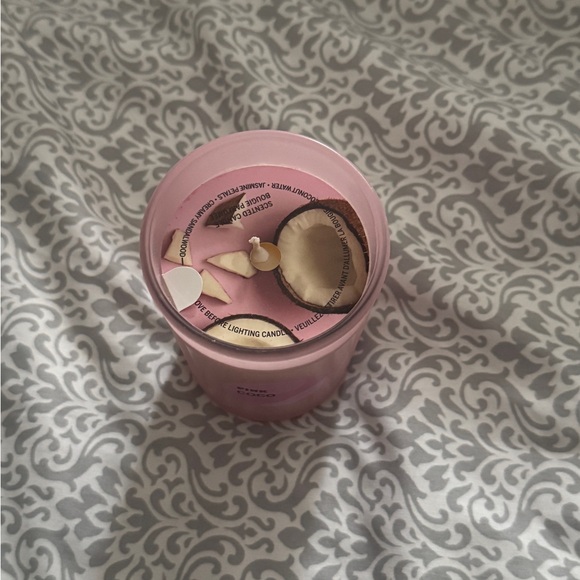 New PINK Pink Coco Candle - Picture 2 of 3
